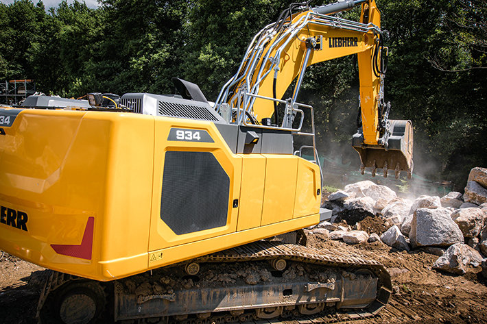 La Generación 8 de excavadoras sobre cadenas Liebherr conquista Córcega